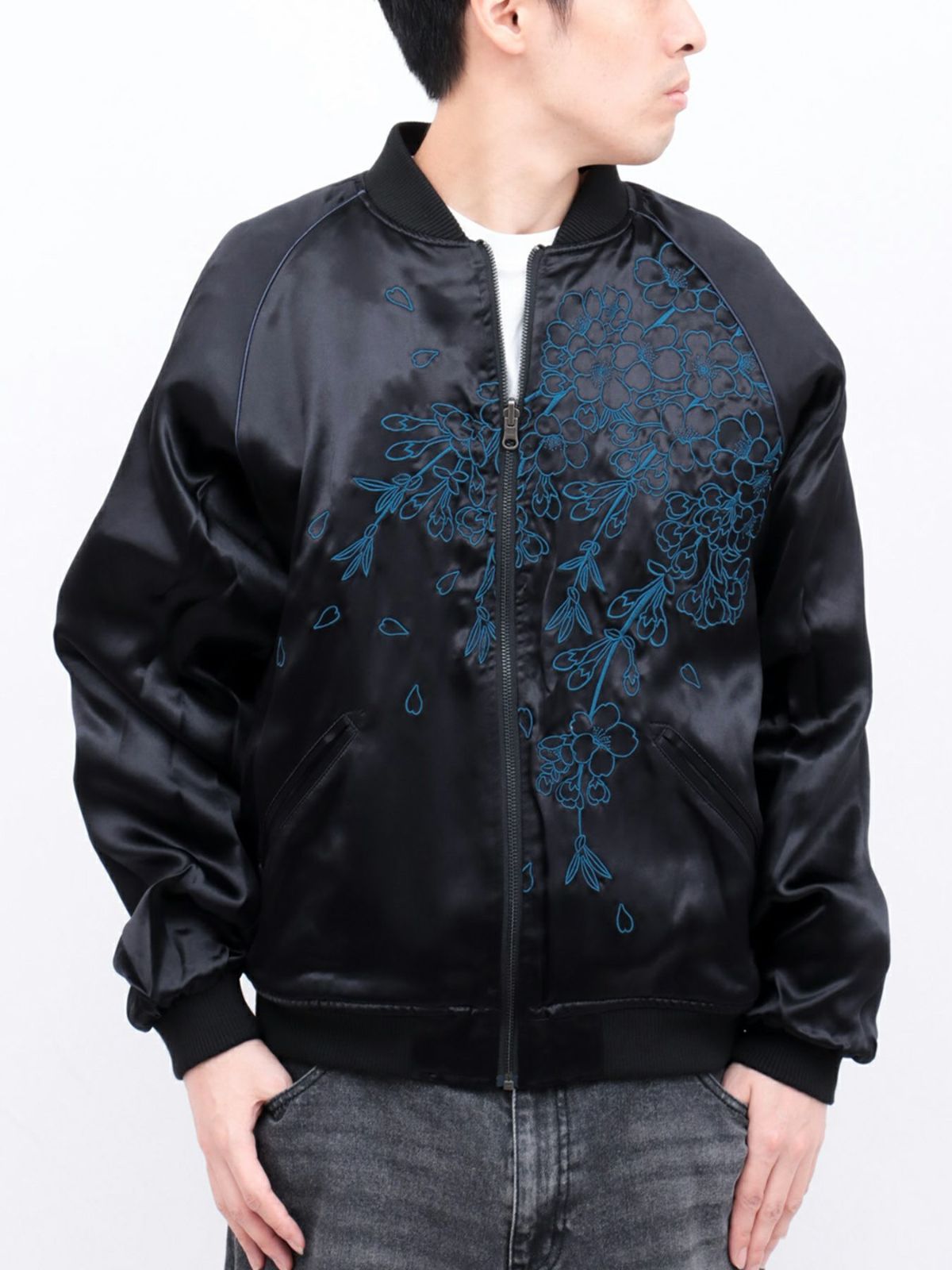 【絡繰魂・頂】“龍神の頂”総刺繍リバーシブルスカジャン