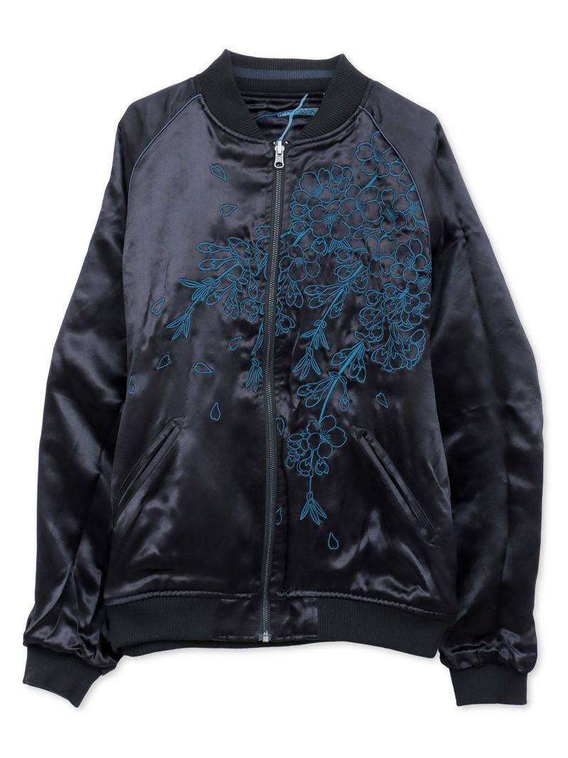 【絡繰魂・頂】“龍神の頂”総刺繍リバーシブルスカジャン