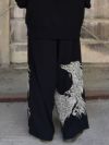 【DAKU】“CROW”総刺繍ワイドパンツ