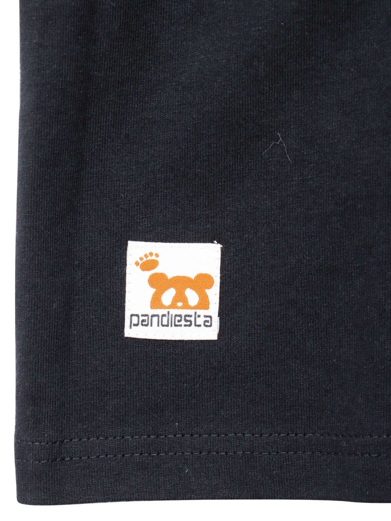 【PANDIESTA JAPAN】“熊猫カフェ”刺繍入りロンT