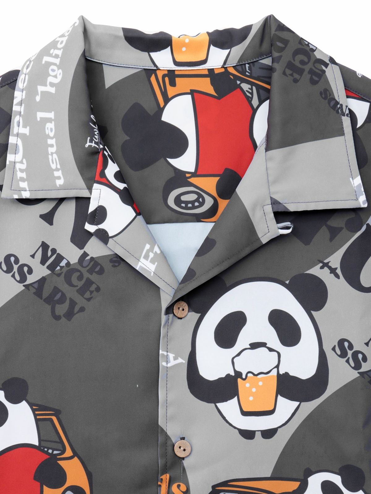 【PANDIESTA JAPAN】“BEERxCARS”総柄オープンシャツ