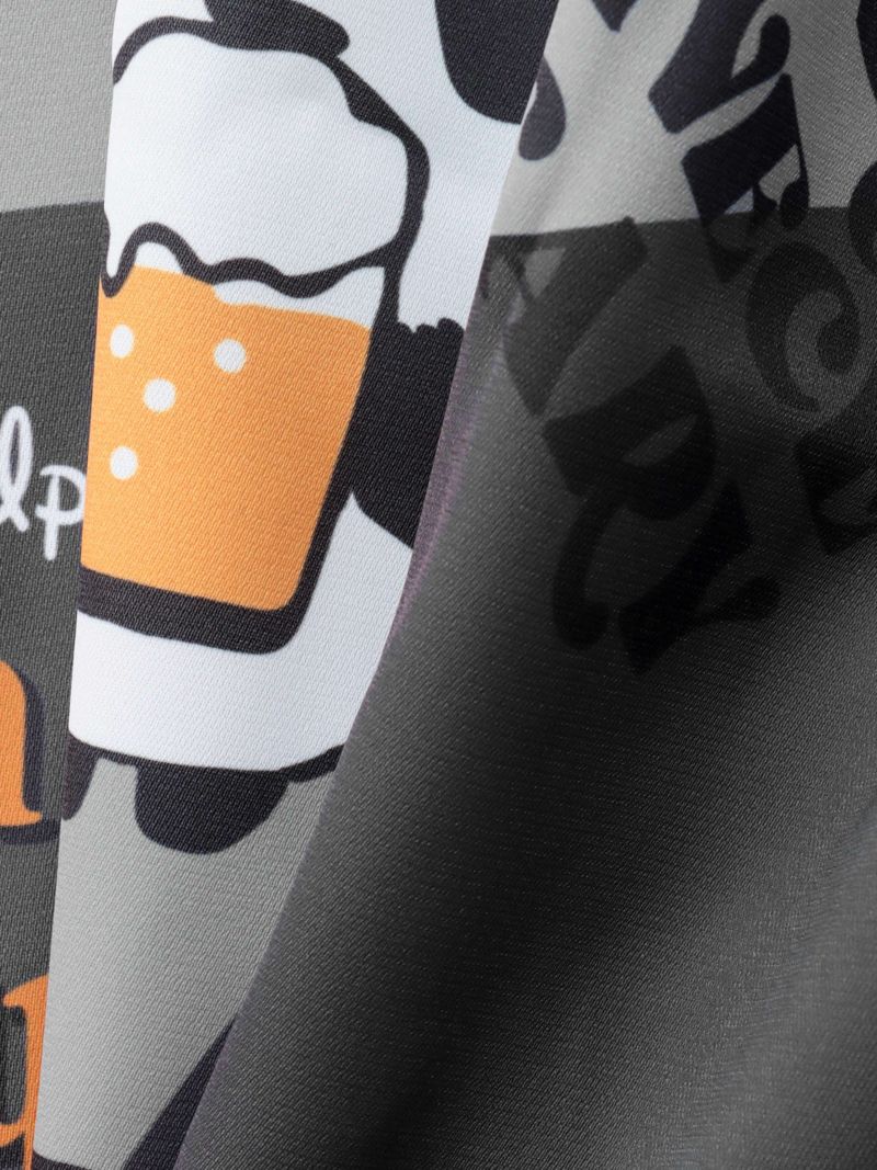 【PANDIESTA JAPAN】“BEERxCARS”総柄オープンシャツ