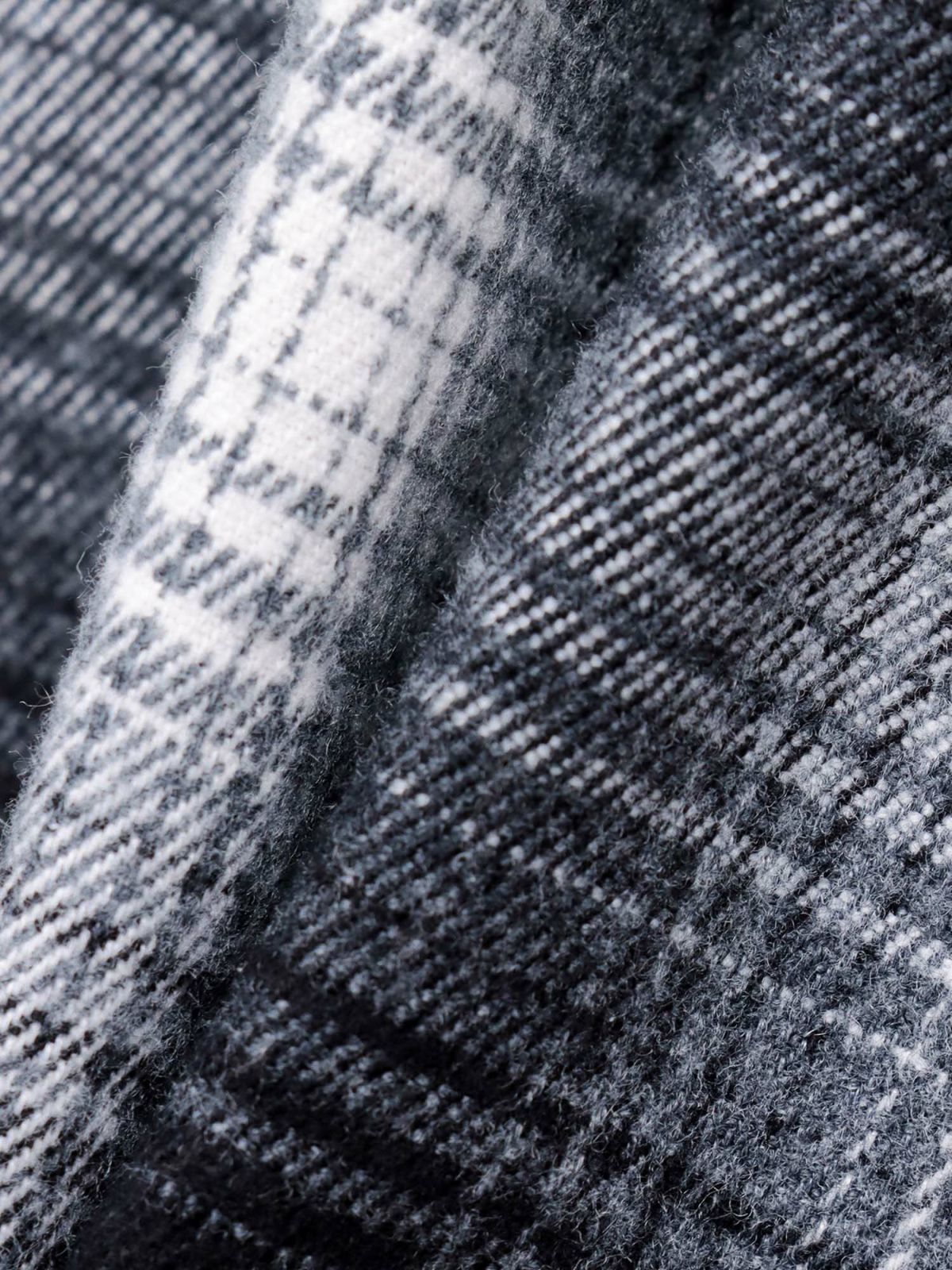 【PANDIESTA JAPAN】“ファーマーズパンダ”刺繍入りオンブレチェックシャツ