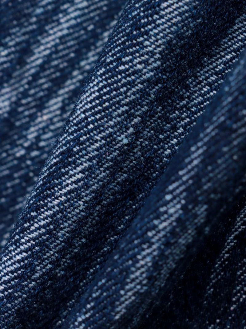 【PANDIESTA JAPAN】ウェーブジャガード ダブルニーデニムパンツ