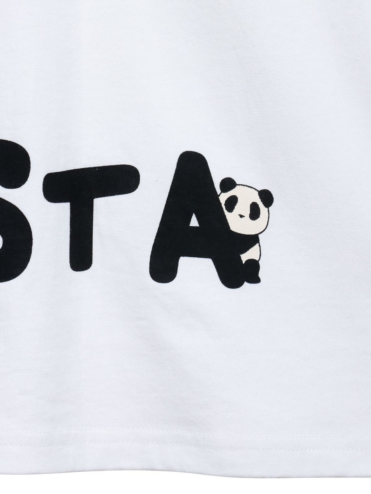 【PANDIESTA JAPAN】サメ型スマホショルダーBAG風ポケット付きフェイクレイヤードBIGロンT