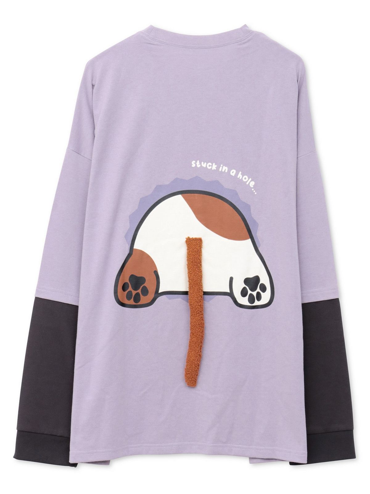 【PANDIESTA JAPAN】“飛び出しネコパンダ”フェイクレイヤードBIGロンT