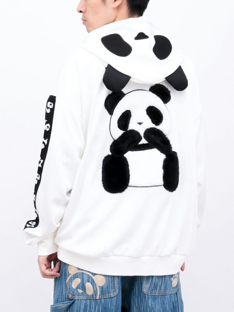 【PANDIESTA JAPAN】ぬいぐるみ風なりきりパンダBIGパーカー