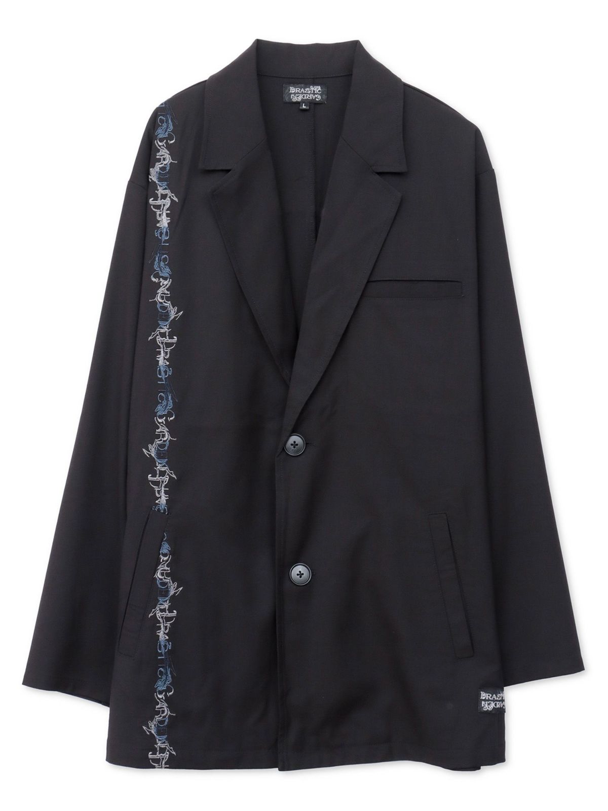 【DRASTIC GARDEN】“煙の桜”総刺繍BIGテーラードジャケット