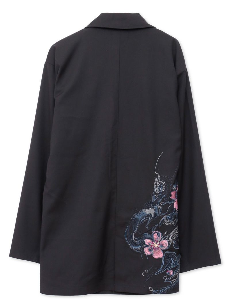 【DRASTIC GARDEN】“煙の桜”総刺繍BIGテーラードジャケット