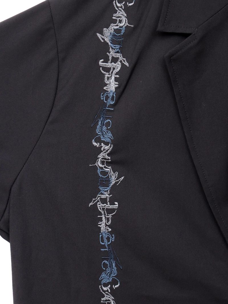 【DRASTIC GARDEN】“煙の桜”総刺繍BIGテーラードジャケット