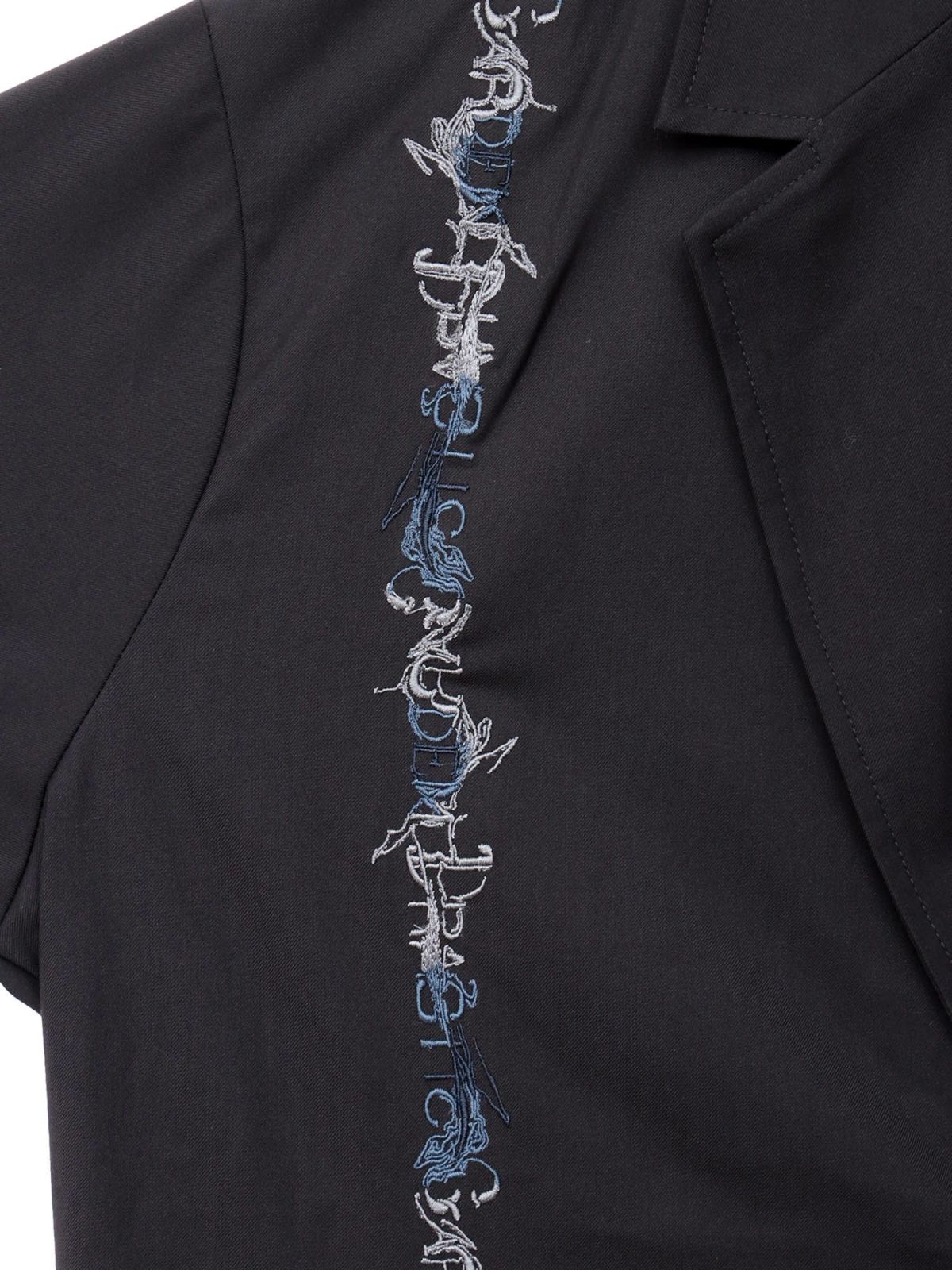 【DRASTIC GARDEN】“煙の桜”総刺繍BIGテーラードジャケット