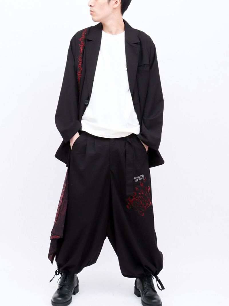 【DRASTIC GARDEN】“火炎の菊”総刺繍BIGテーラードジャケット