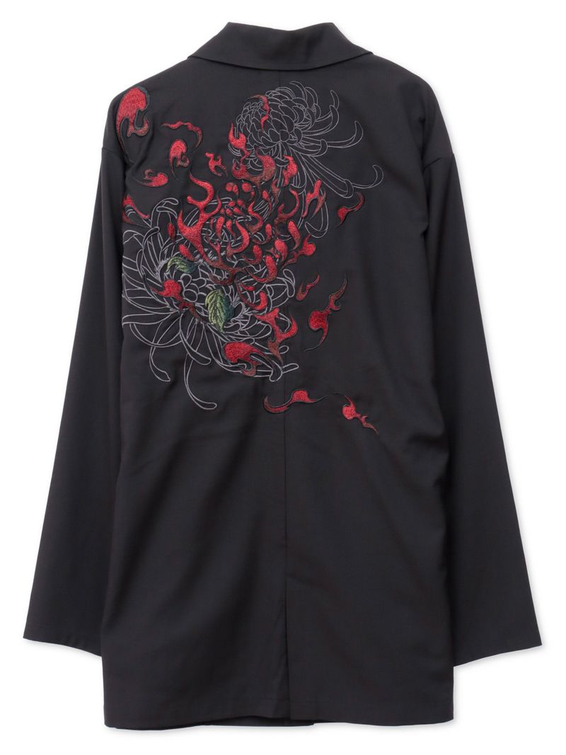 【DRASTIC GARDEN】“火炎の菊”総刺繍BIGテーラードジャケット
