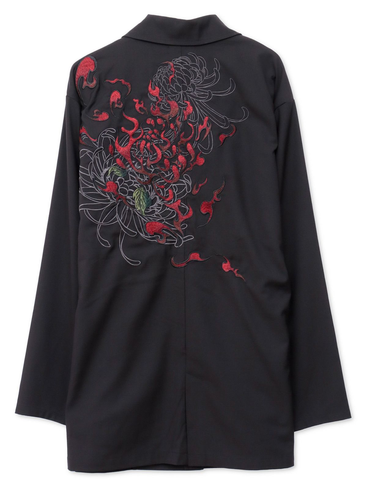 【DRASTIC GARDEN】“火炎の菊”総刺繍BIGテーラードジャケット