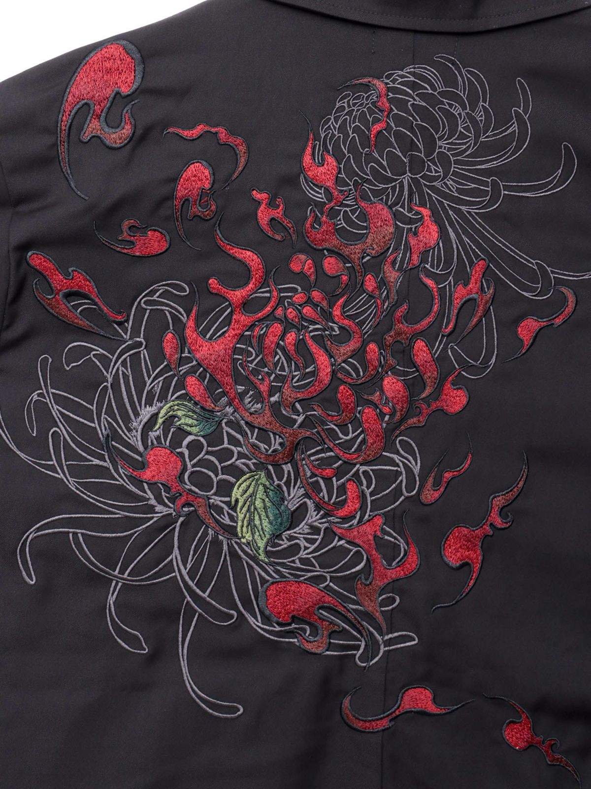 【DRASTIC GARDEN】“火炎の菊”総刺繍BIGテーラードジャケット