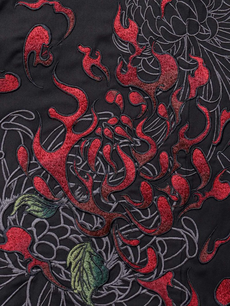 【DRASTIC GARDEN】“火炎の菊”総刺繍BIGテーラードジャケット
