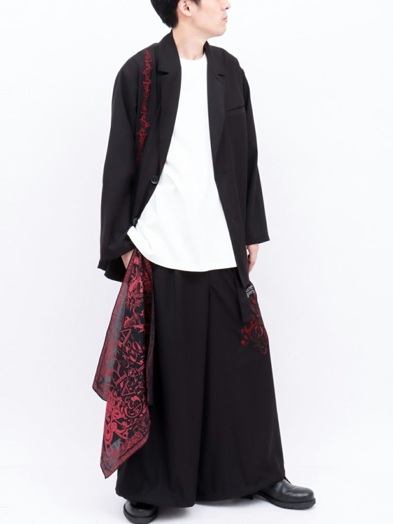【DRASTIC GARDEN】“火炎の菊”総刺繍BIGテーラードジャケット