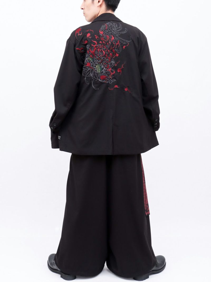 【DRASTIC GARDEN】“火炎の菊”総刺繍BIGテーラードジャケット