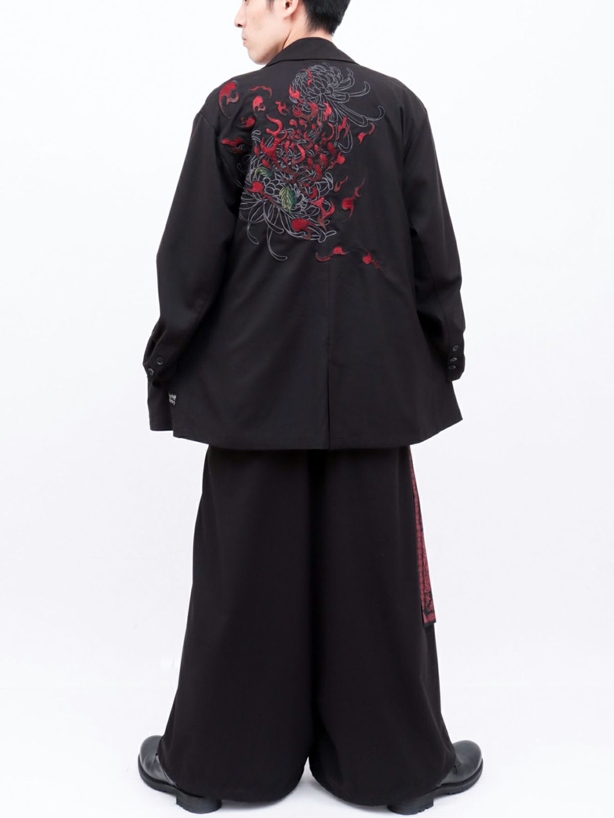 【DRASTIC GARDEN】“火炎の菊”総刺繍BIGテーラードジャケット