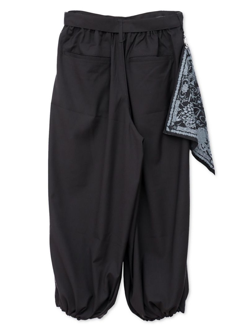 【DRASTIC GARDEN】“煙の桜”総刺繍ワイドパンツ