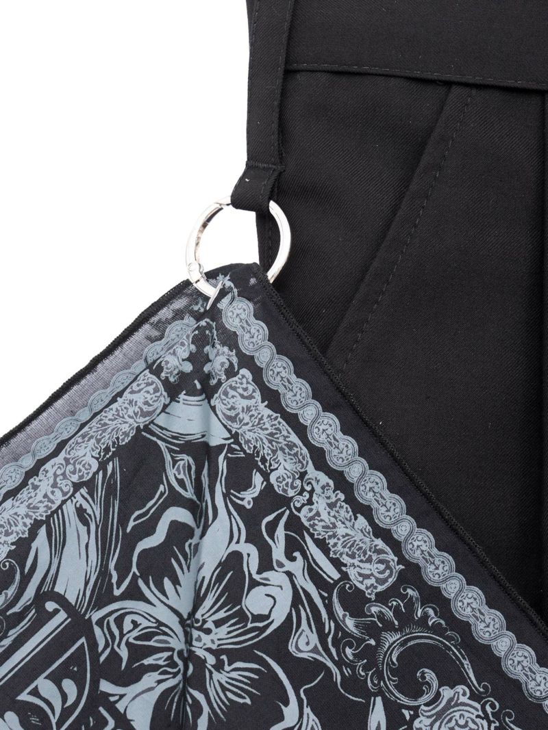 【DRASTIC GARDEN】“煙の桜”総刺繍ワイドパンツ