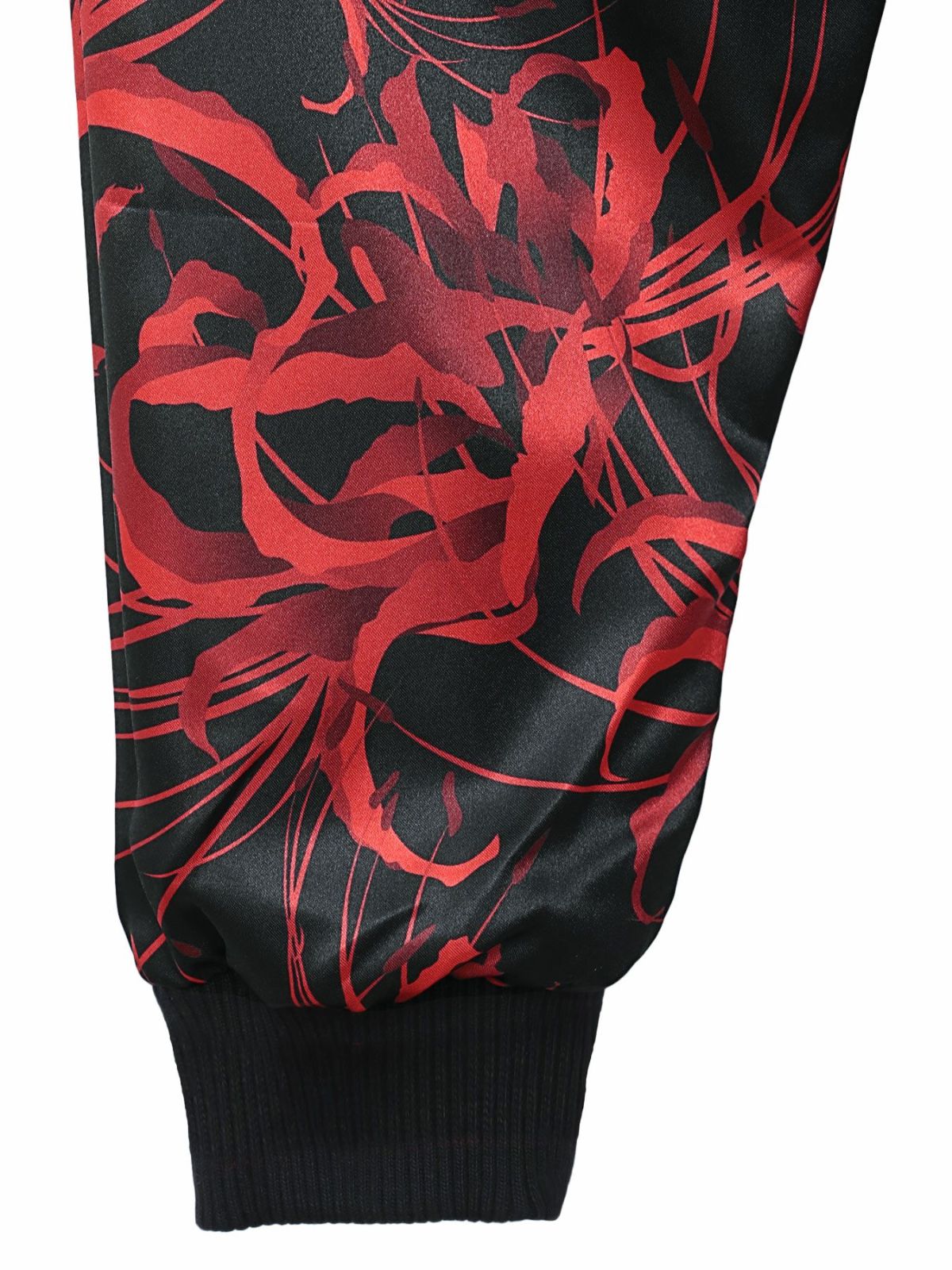 【絡繰魂・漆】“八咫烏と彼岸花”総刺繍リバーシブルスカジャン〔別注〕