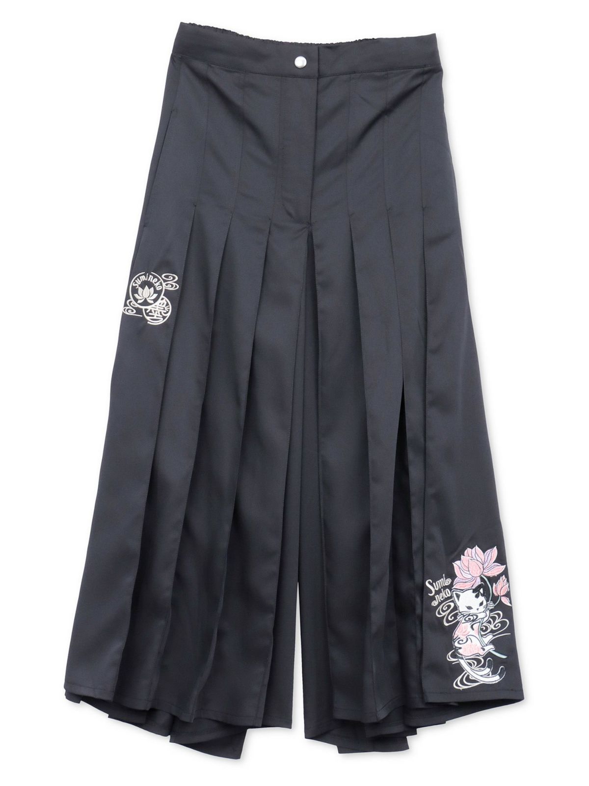 【SUMINEKO】“蓮とスミネコ”総刺繍スカートパンツ〔lady's〕