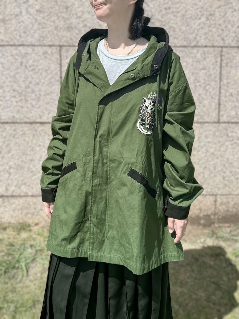 【SUMINEKO】“お猫様”総刺繍モッズコート