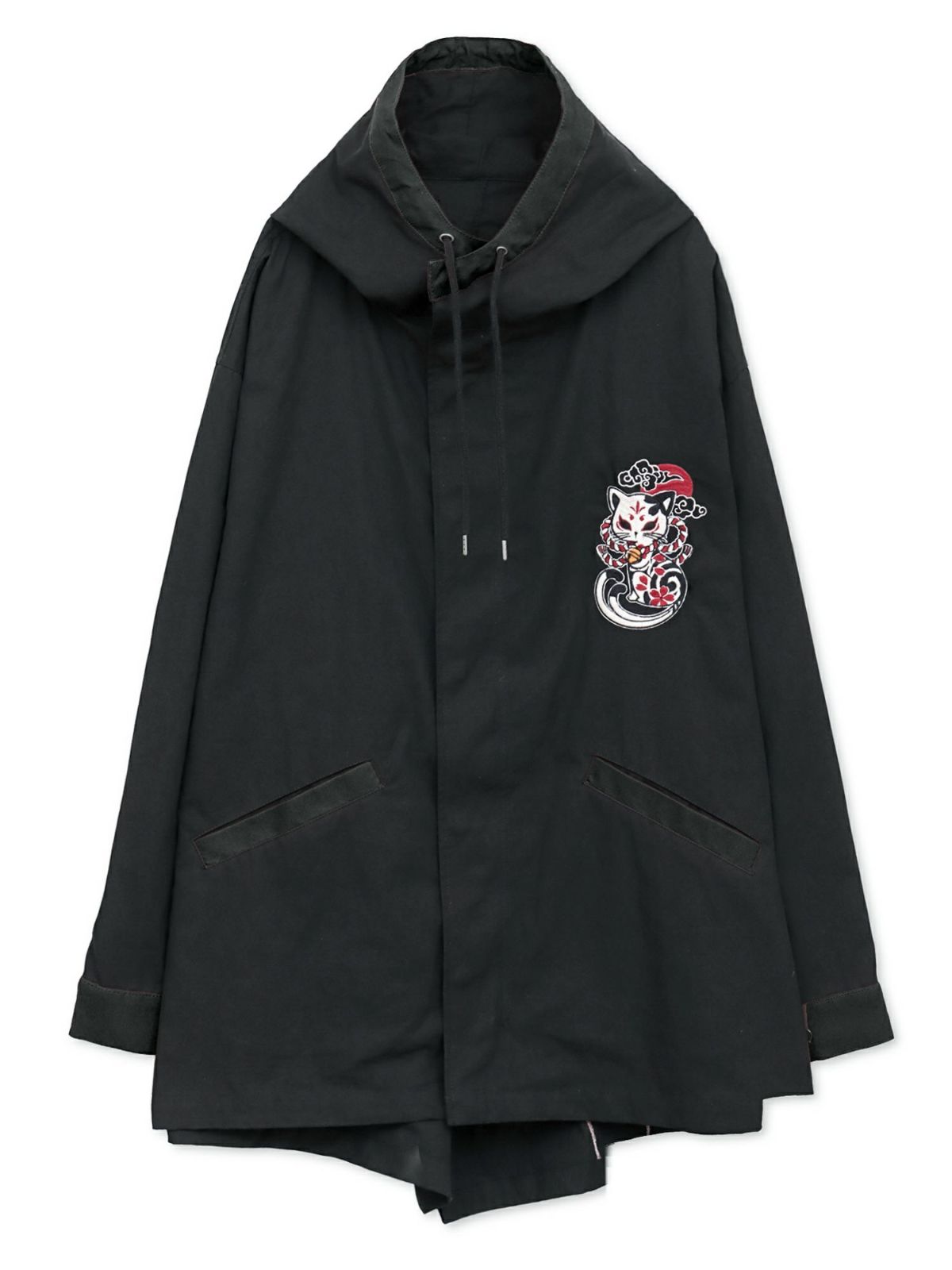 【SUMINEKO】“お猫様”総刺繍モッズコート