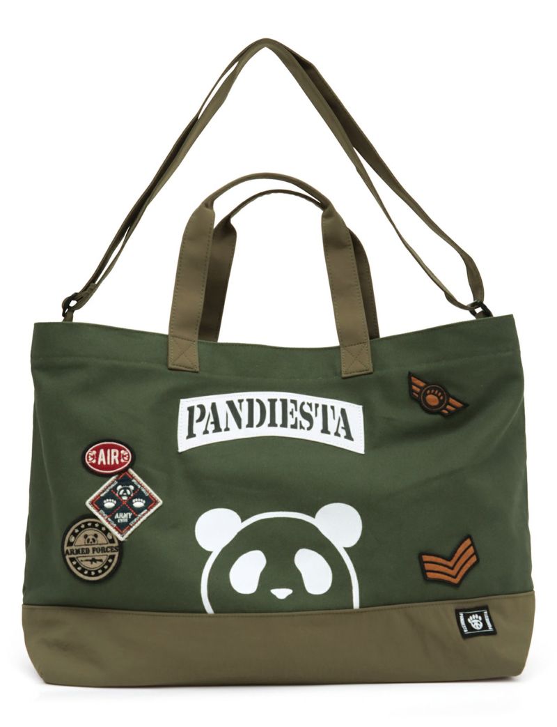 【PANDIESTA JAPAN】ナイロン切替2WAYショルダートートバッグ