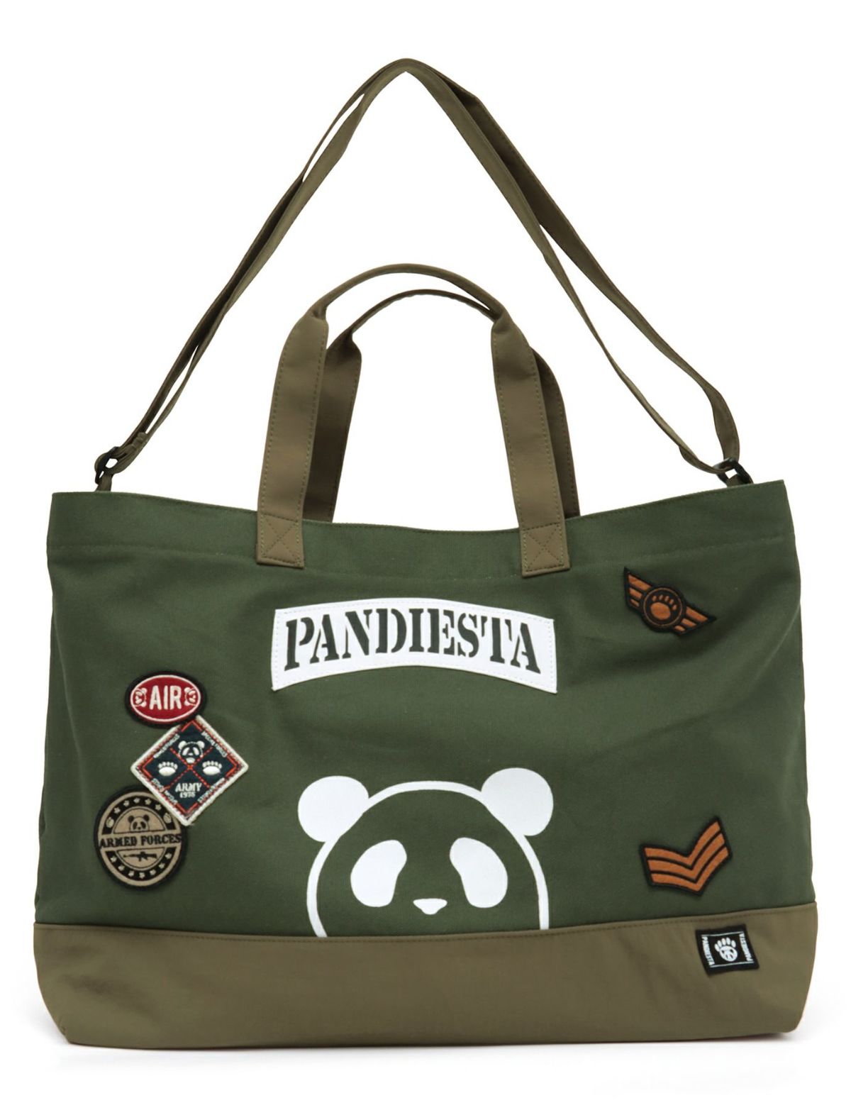 【PANDIESTA JAPAN】ナイロン切替2WAYショルダートートバッグ