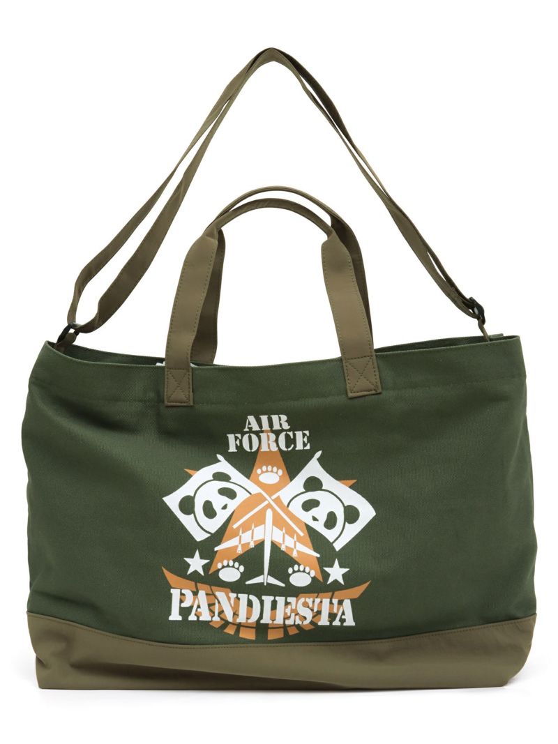 【PANDIESTA JAPAN】ナイロン切替2WAYショルダートートバッグ