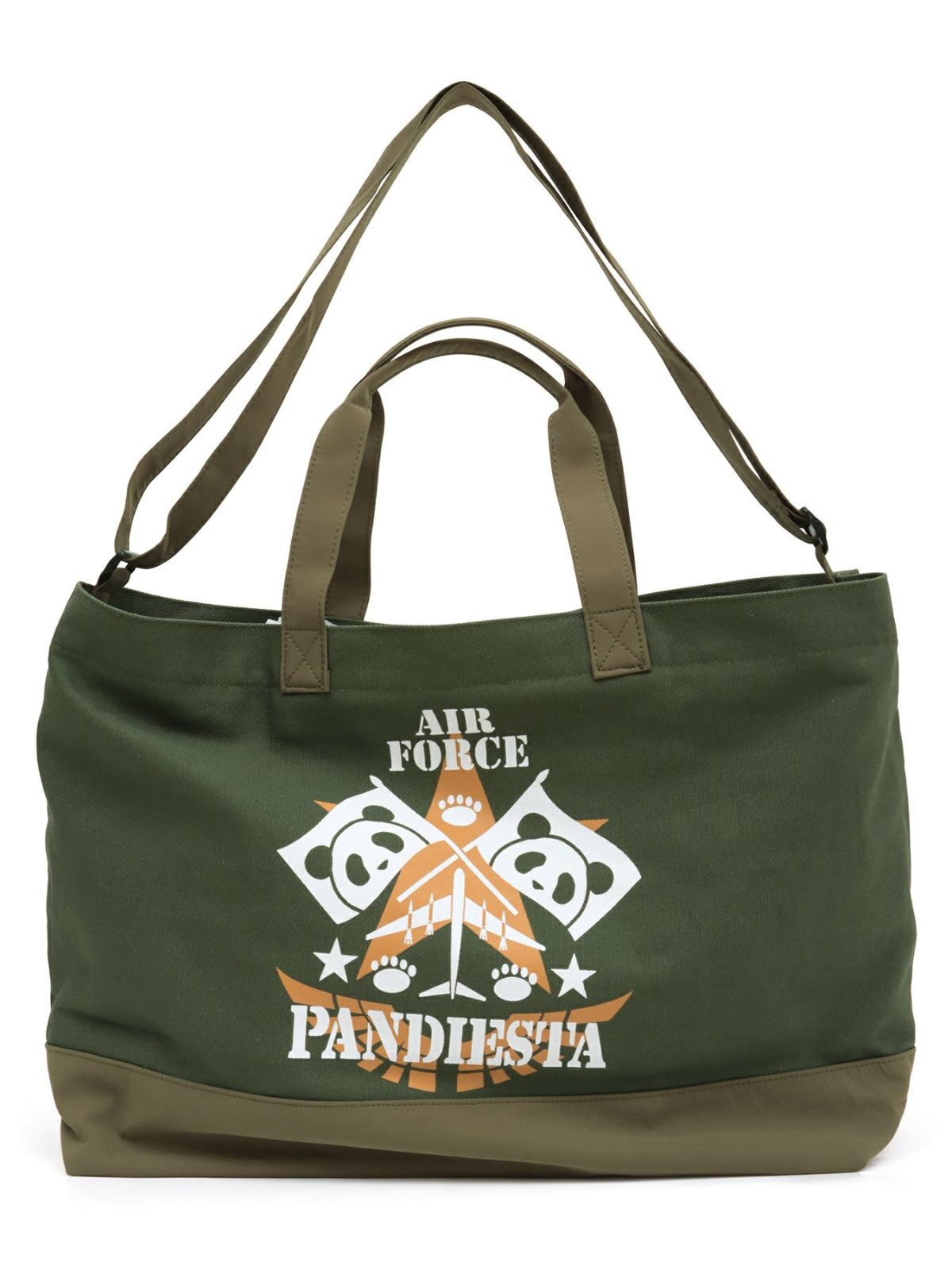 【PANDIESTA JAPAN】ナイロン切替2WAYショルダートートバッグ