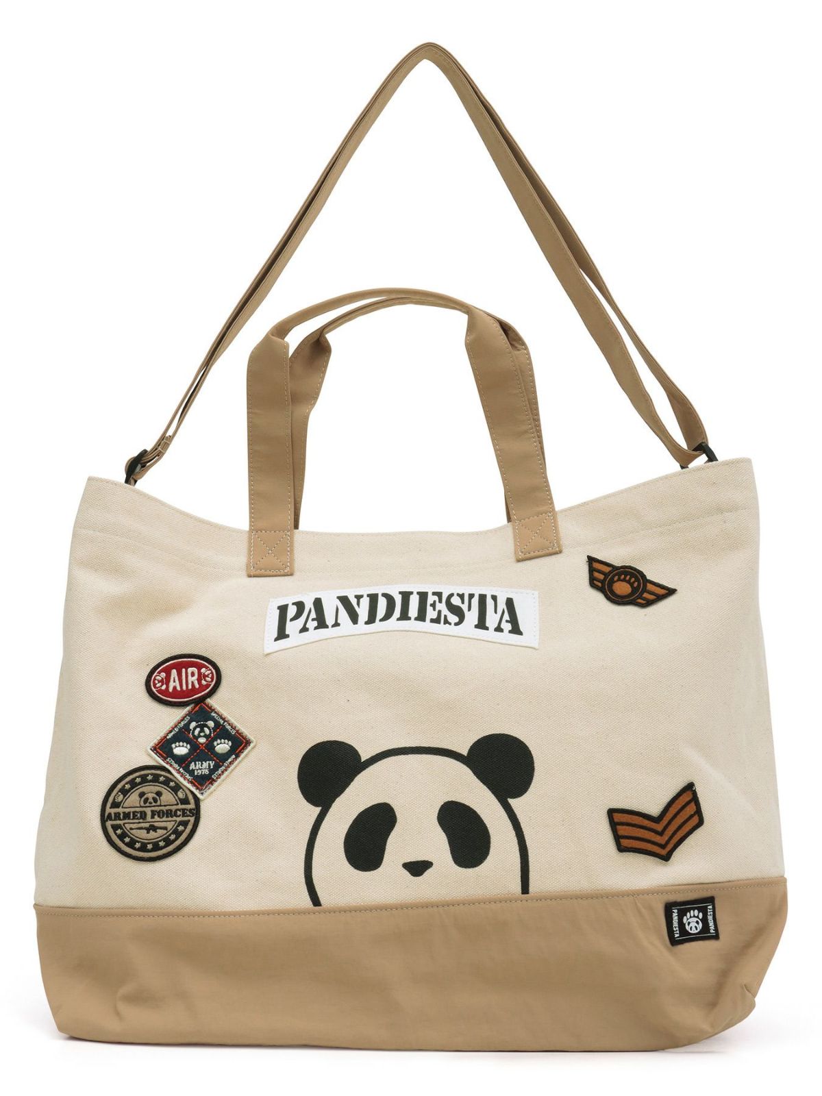 【PANDIESTA JAPAN】ナイロン切替2WAYショルダートートバッグ