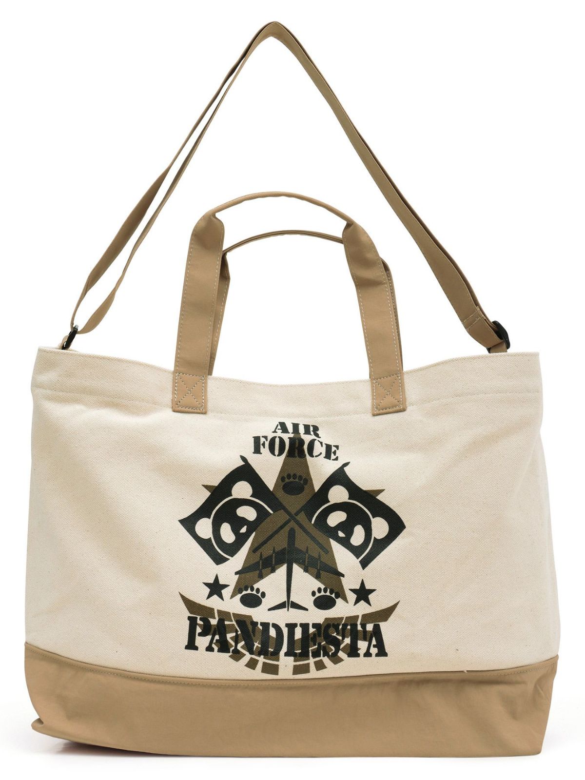 【PANDIESTA JAPAN】ナイロン切替2WAYショルダートートバッグ