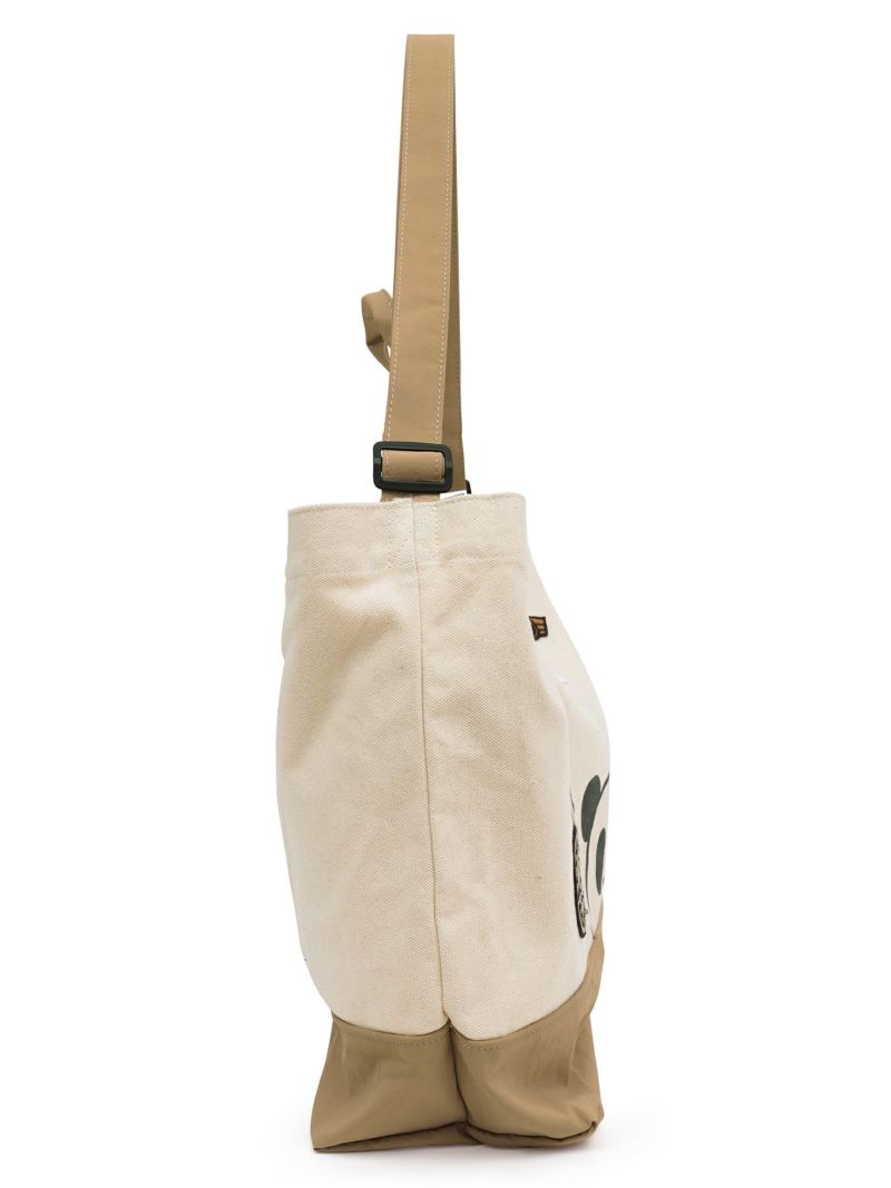 【PANDIESTA JAPAN】ナイロン切替2WAYショルダートートバッグ