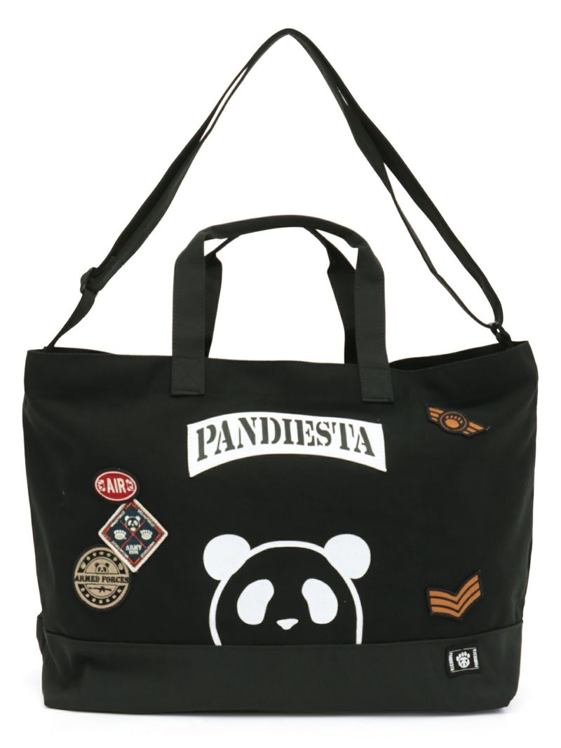 【PANDIESTA JAPAN】ナイロン切替2WAYショルダートートバッグ