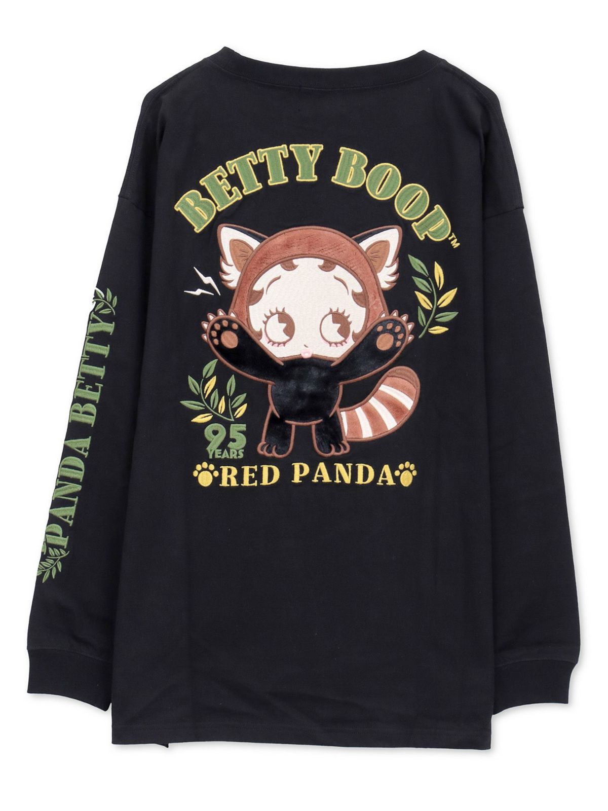 【BETTY BOOP】“レッサーパンダベティ”総刺繍ロンT〔別注〕