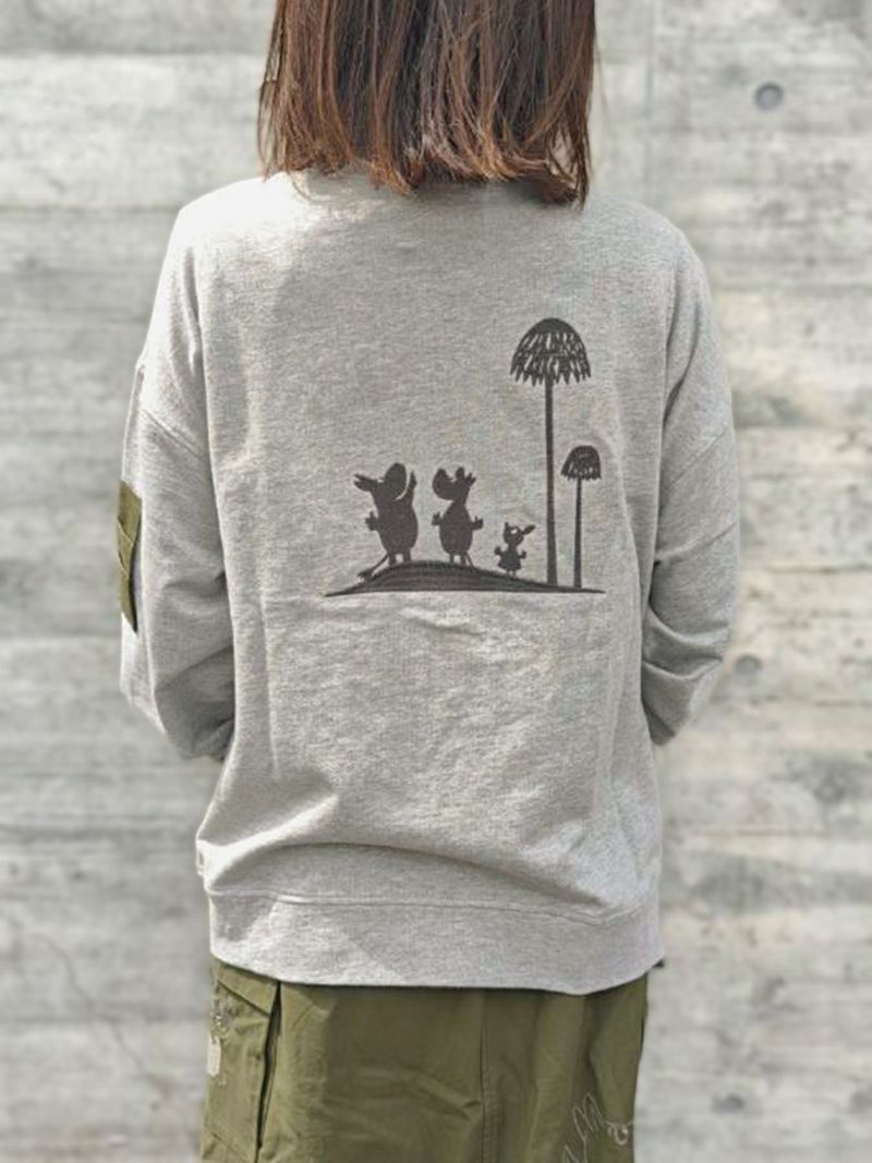 【JUICY×MOOMIN】スウェット素材 総刺繍MA-1ジャケット〔Lady's〕〔別注〕