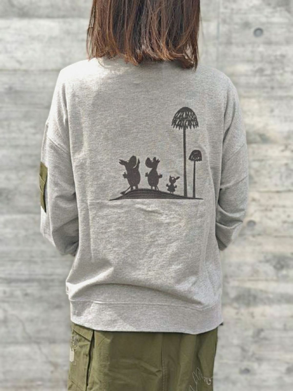 【JUICY×MOOMIN】スウェット素材 総刺繍MA-1ジャケット〔Lady's〕〔別注〕