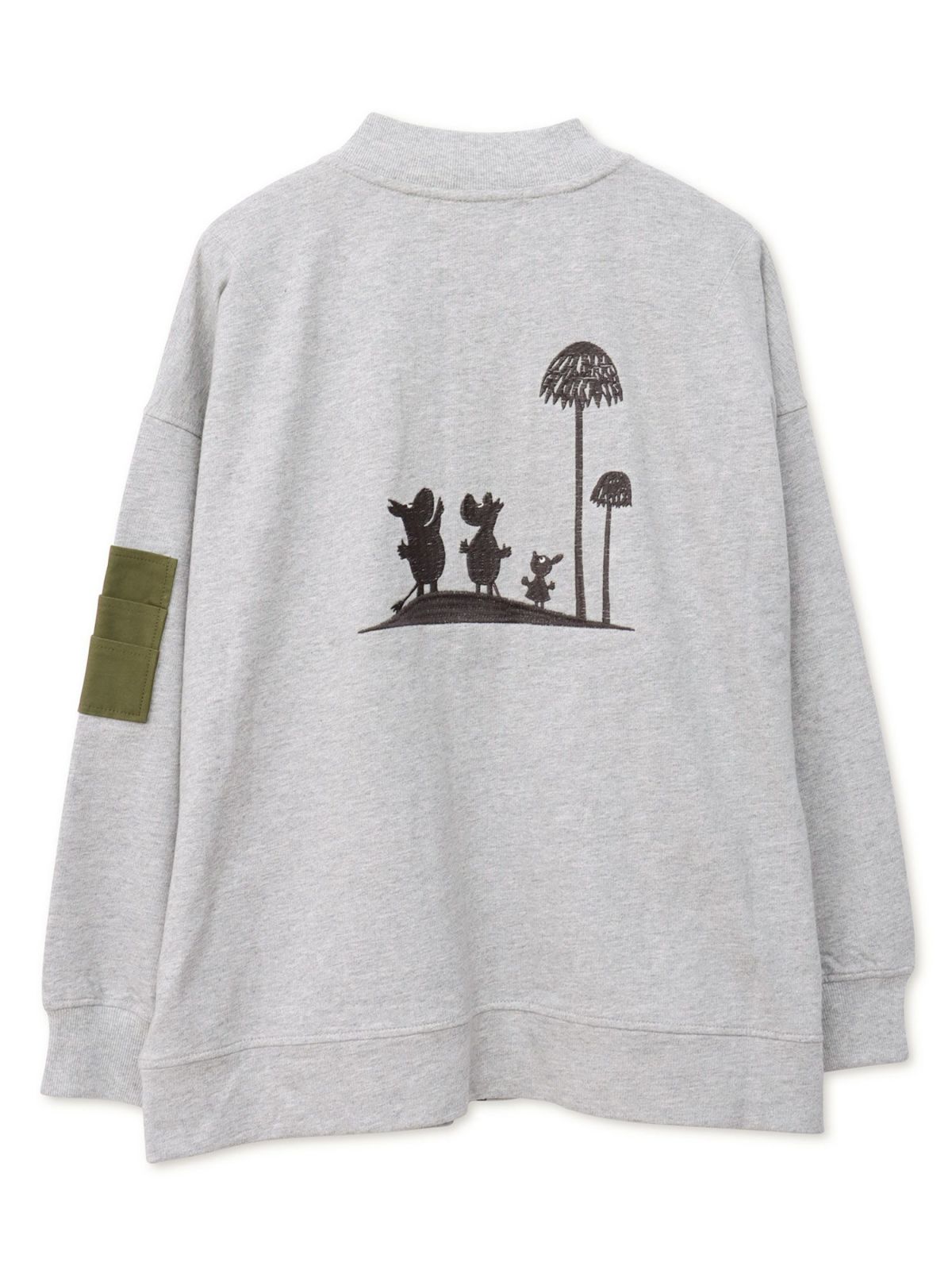 【JUICY×MOOMIN】スウェット素材 総刺繍MA-1ジャケット〔Lady's〕〔別注〕