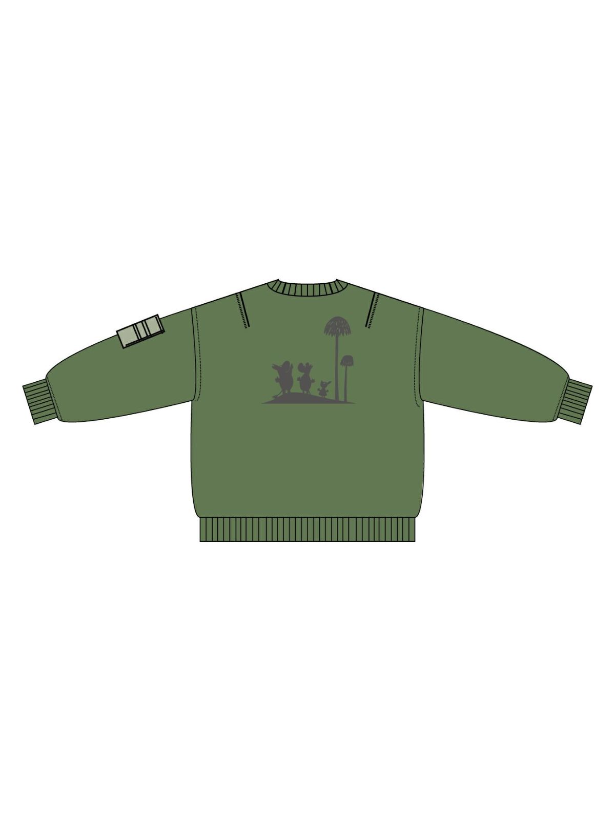 【JUICY×MOOMIN】スウェット素材 総刺繍MA-1ジャケット〔Lady's〕〔別注〕