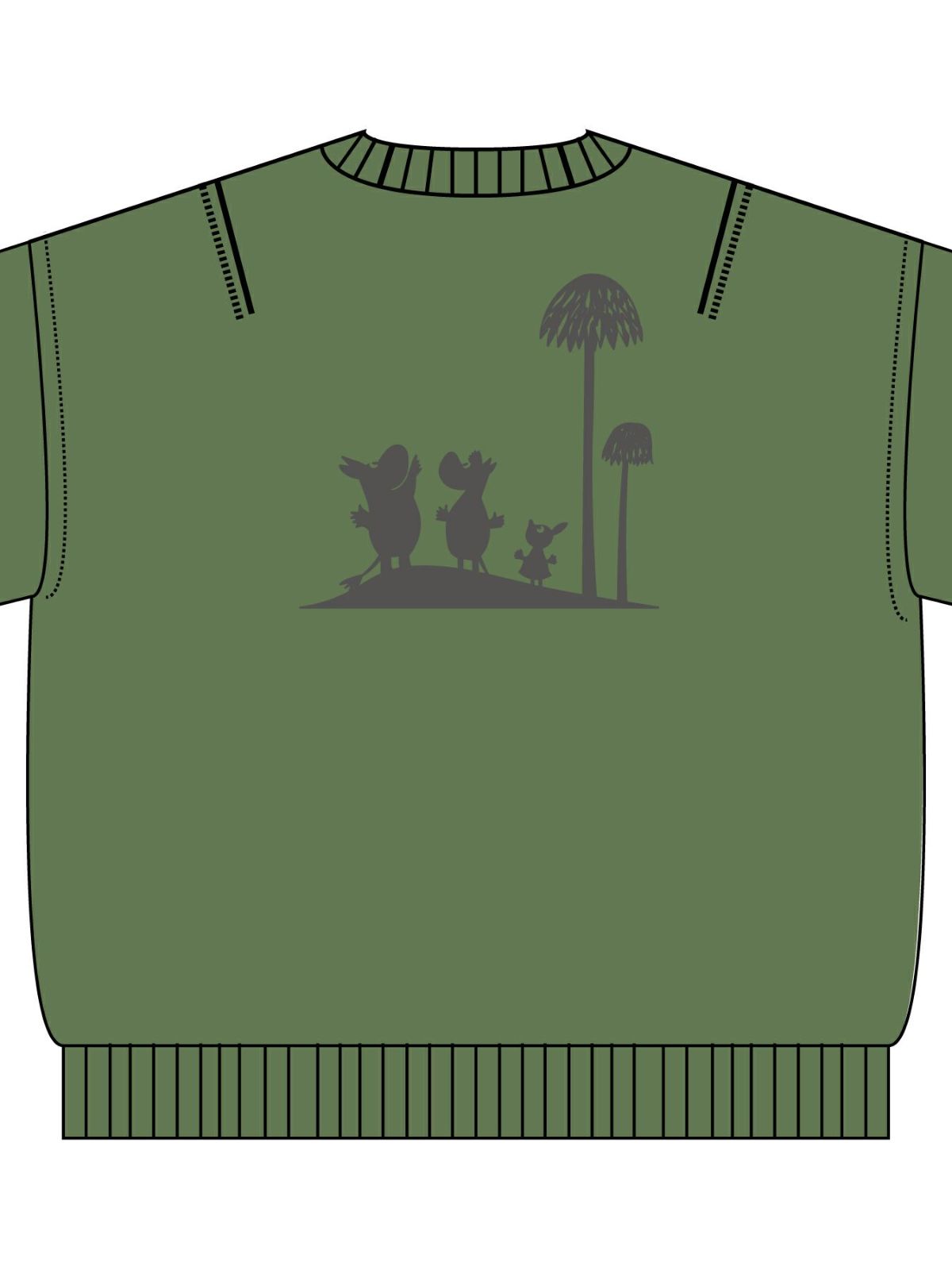 【JUICY×MOOMIN】スウェット素材 総刺繍MA-1ジャケット〔Lady's〕〔別注〕