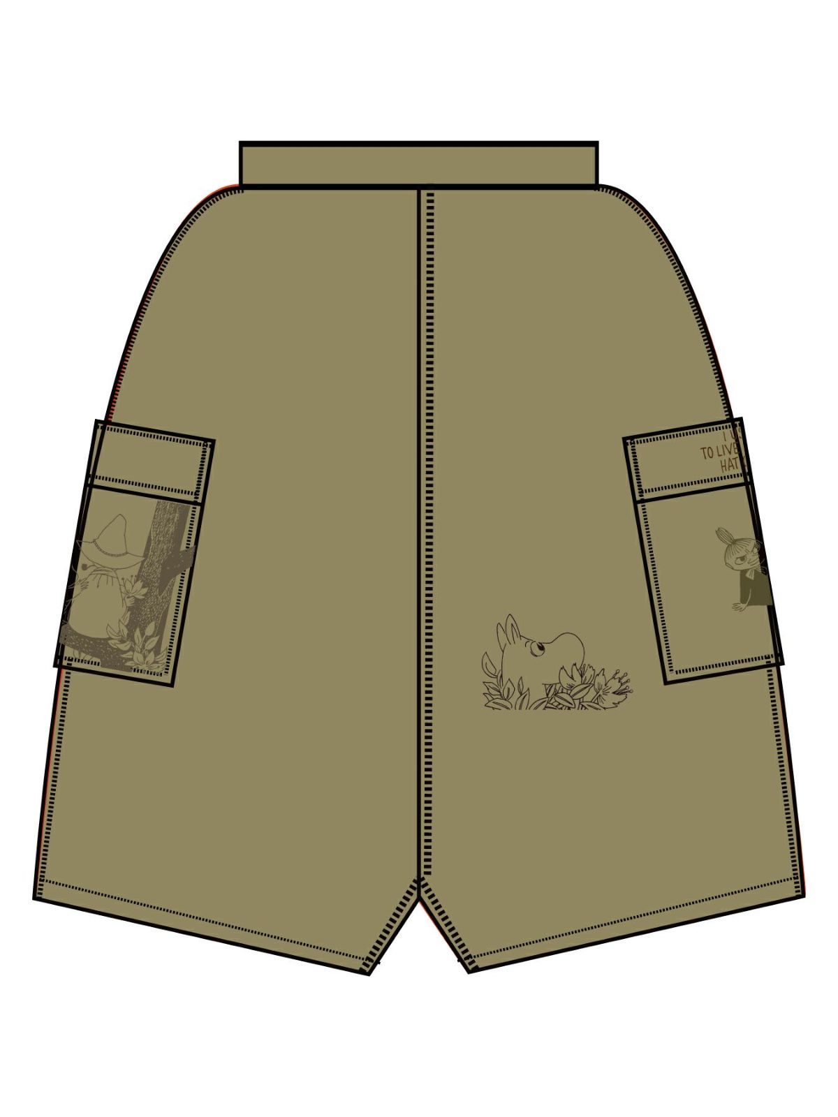 【JUICY×MOOMIN】総刺繍モッズスカート〔Lady's〕〔別注〕