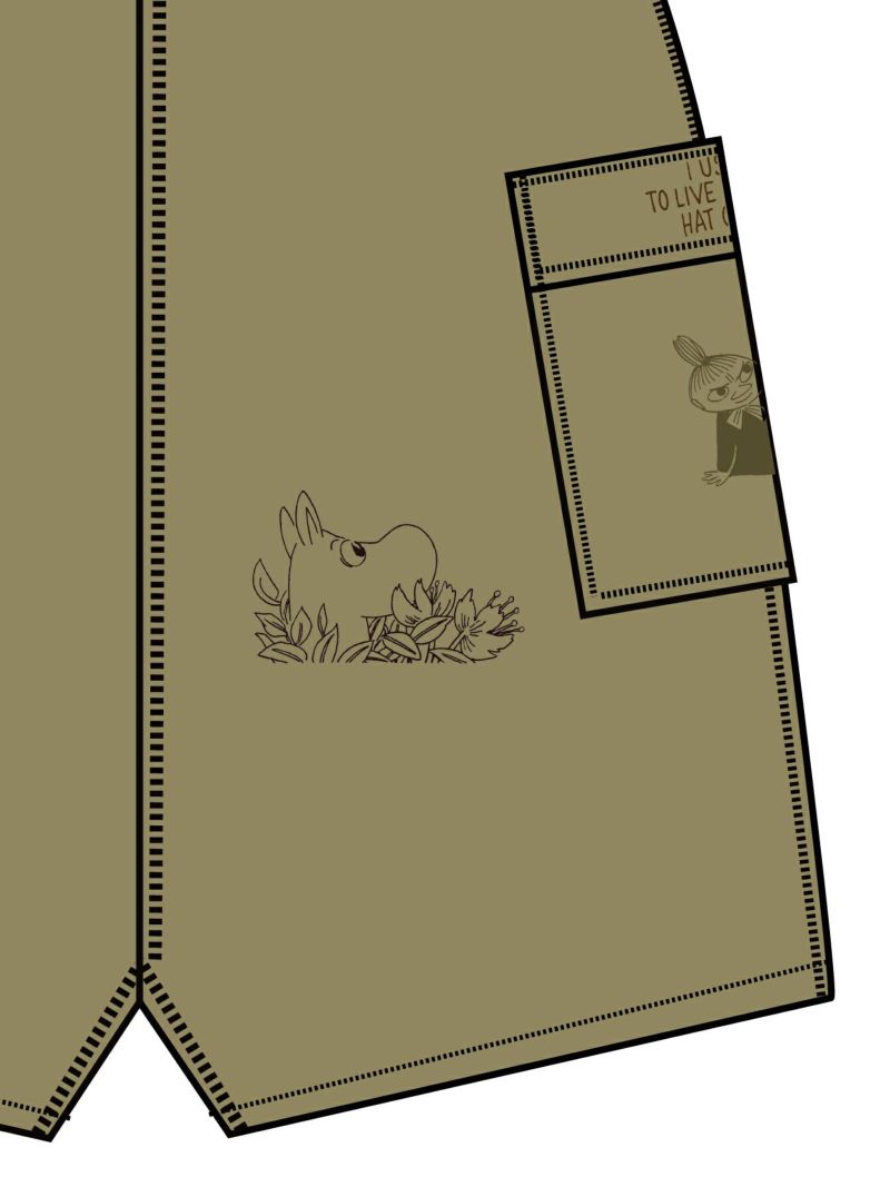 【JUICY×MOOMIN】総刺繍モッズスカート〔Lady's〕〔別注〕