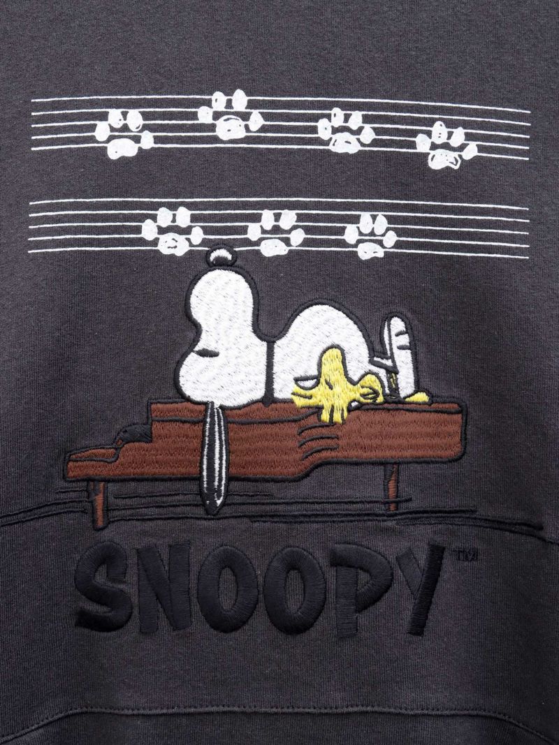 【JUICY×PEANUTS】“VINTAGE SNOOPY”異素材切替 総刺繍バルーンワンピース〔Lady's〕〔別注〕