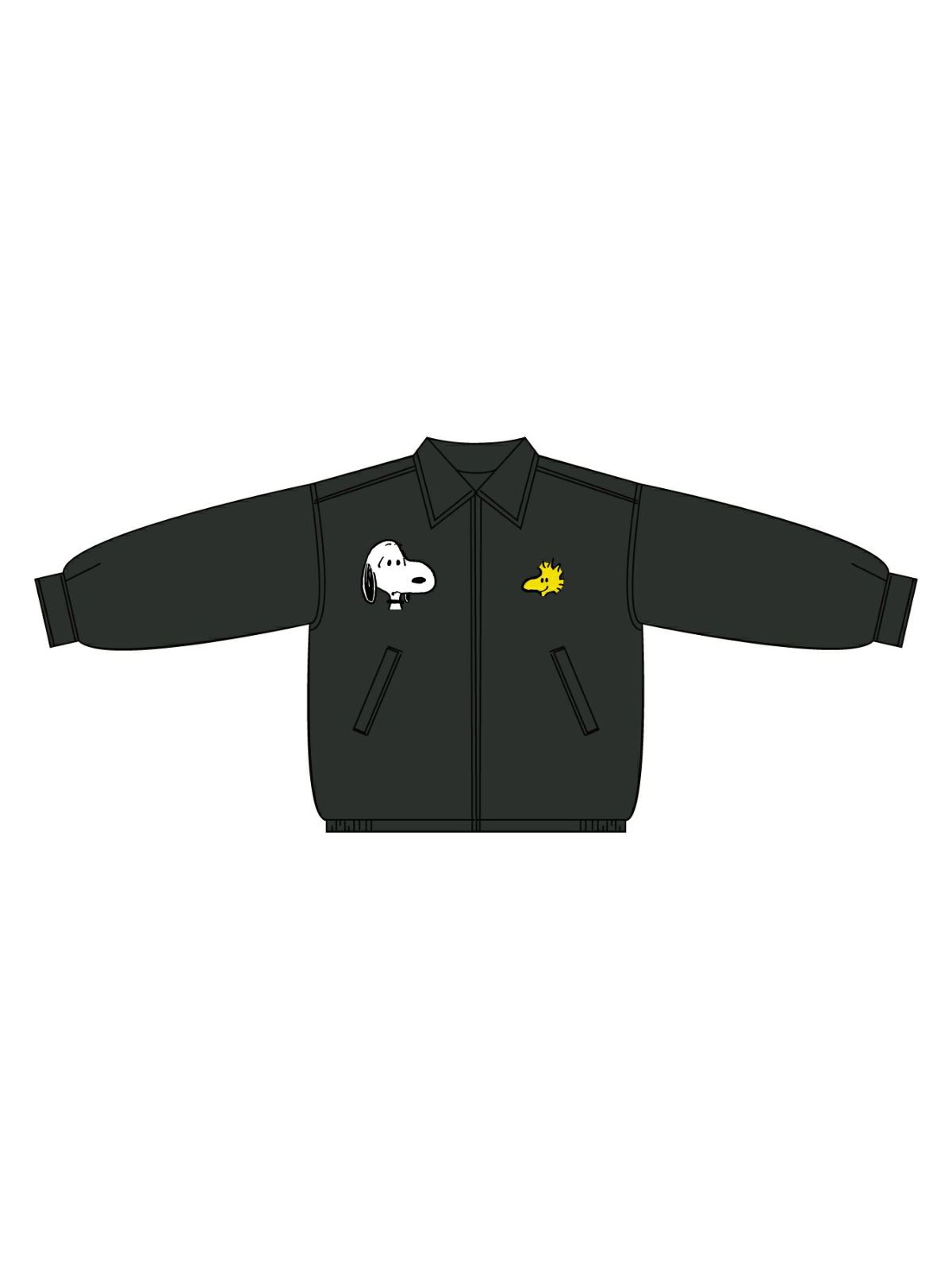 【JUICY×PEANUTS】“VINTAGE SNOOPY”スウェット素材ベトジャン〔Lady's〕〔別注〕