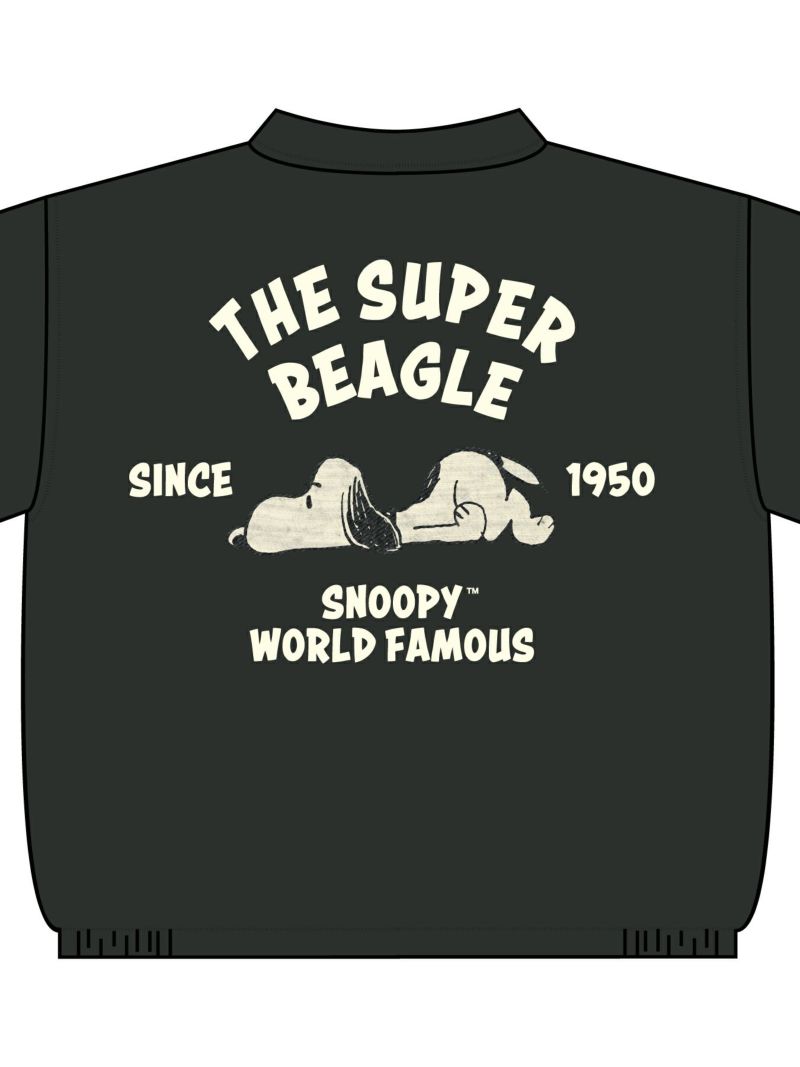 【JUICY×PEANUTS】“VINTAGE SNOOPY”スウェット素材ベトジャン〔Lady's〕〔別注〕