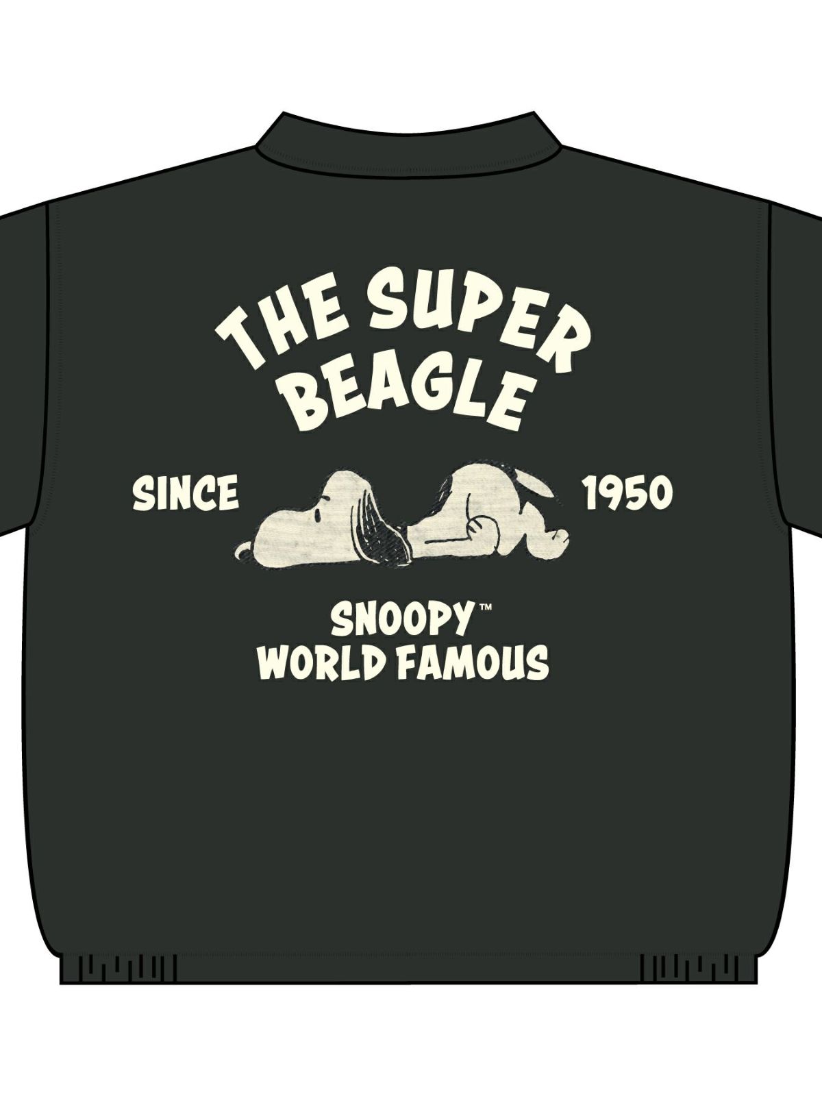 【JUICY×PEANUTS】“VINTAGE SNOOPY”スウェット素材ベトジャン〔Lady's〕〔別注〕