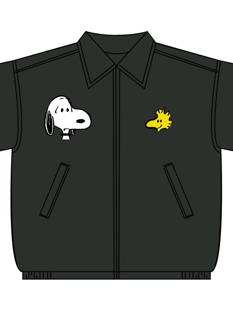 【JUICY×PEANUTS】“VINTAGE SNOOPY”スウェット素材ベトジャン〔Lady's〕〔別注〕